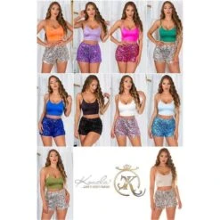 Damen Basic Crop-Top Mit Sexy Ausschnitt Neon Pink -Noirmade Geschaft damen basic crop top mit sexy ausschnitt neon pink7