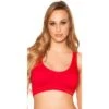 Damen Sport BH Gepolstert Stretch Sportswear Rot -Noirmade Geschaft damen sport bh gepolstert stretch sportswear rot