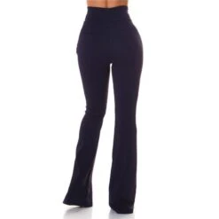 Elegante Damen Highwaist Schlaghose Mit Knöpfen Marine 14 Elegante Damen Highwaist Schlaghose Mit Knöpfen Marine -Noirmade Geschaft elegante damen highwaist schlaghose mit knoepfen marine6