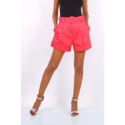 Lockere Damen Sommer Shorts Mit Hohem Bund Inkl. Gürtel Pink 7 Lockere Damen Sommer Shorts Mit Hohem Bund Inkl. Gürtel Pink -Noirmade Geschaft lockere damen sommer shorts mit hohem bund inkl guertel pink3