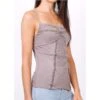 Sexy Damen Spaghettiträger-Top Mit Spitze Taupe 1 Sexy Damen Spaghettiträger-Top Mit Spitze Taupe -Noirmade Geschaft sexy damen spaghettitraeger top mit spitze taupe
