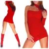Sexy One-Shoulder Minikleid Rot -Noirmade Geschaft sexy one shoulder minikleid rot